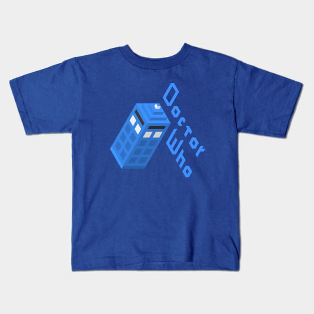 Tardis Kids T-Shirt by L. Marco Miranda